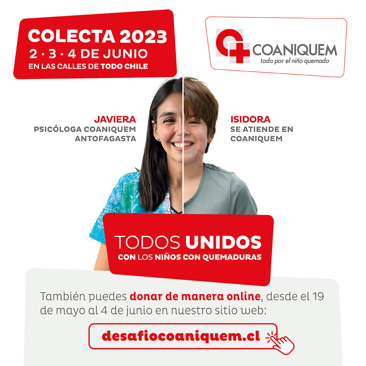 Colecta COANIQUEM 2023: ¡Todos unidos con los niños con quemaduras!