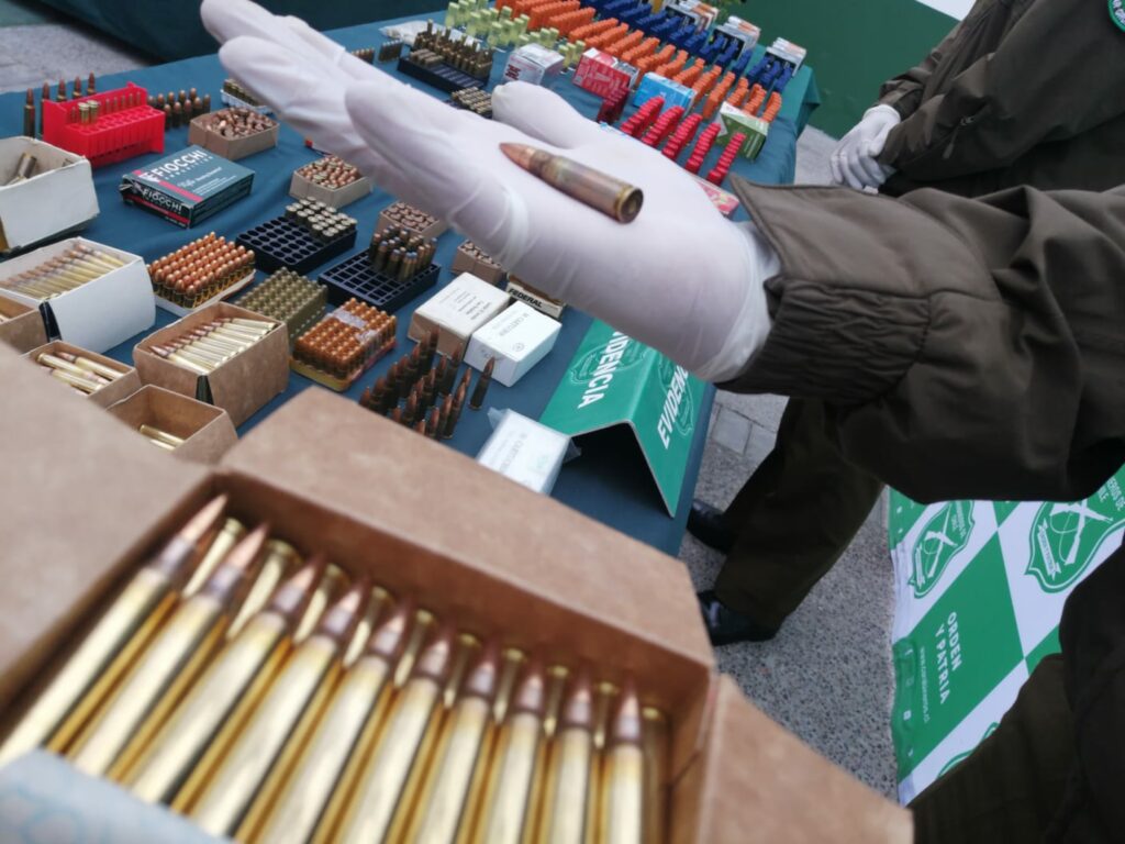 Más de 4000 municiones fueron sacadas de circulación por Carabineros en La Serena