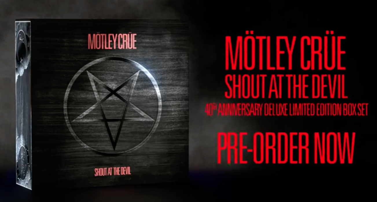 MÖTLEY CRÜE celebra el 40 aniversario del icónico álbum “SHOUT AT THE DEVIL”
