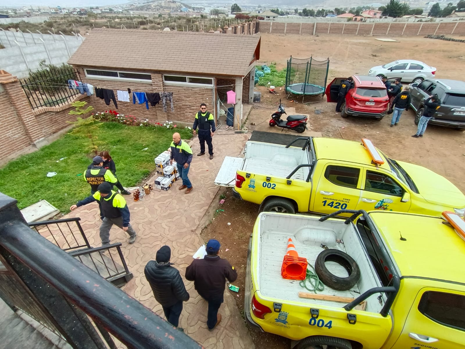 Como se gestó la operación que desarticuló un clandestino de Extranjeros en Coquimbo