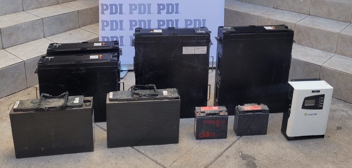 Incautan equipos que fueron robados en antenas de TV y Telefonía