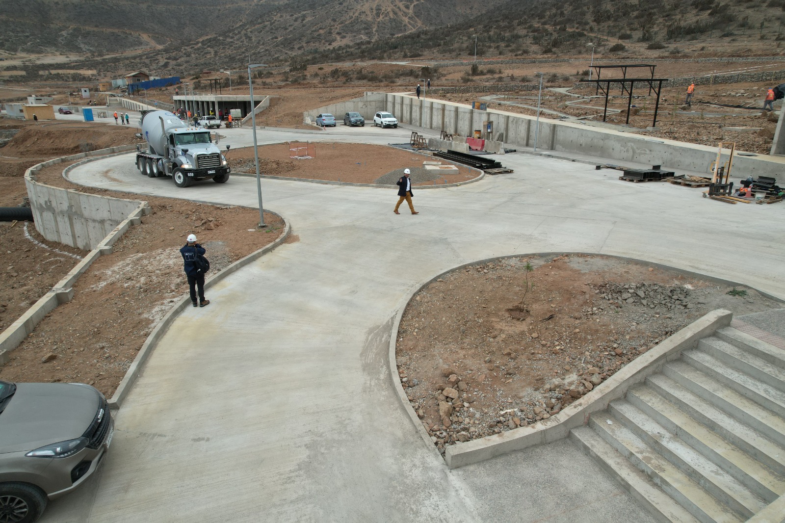 La Serena: Construcción de Parque Urbano Cerro Grande tiene más de un 50% de avance