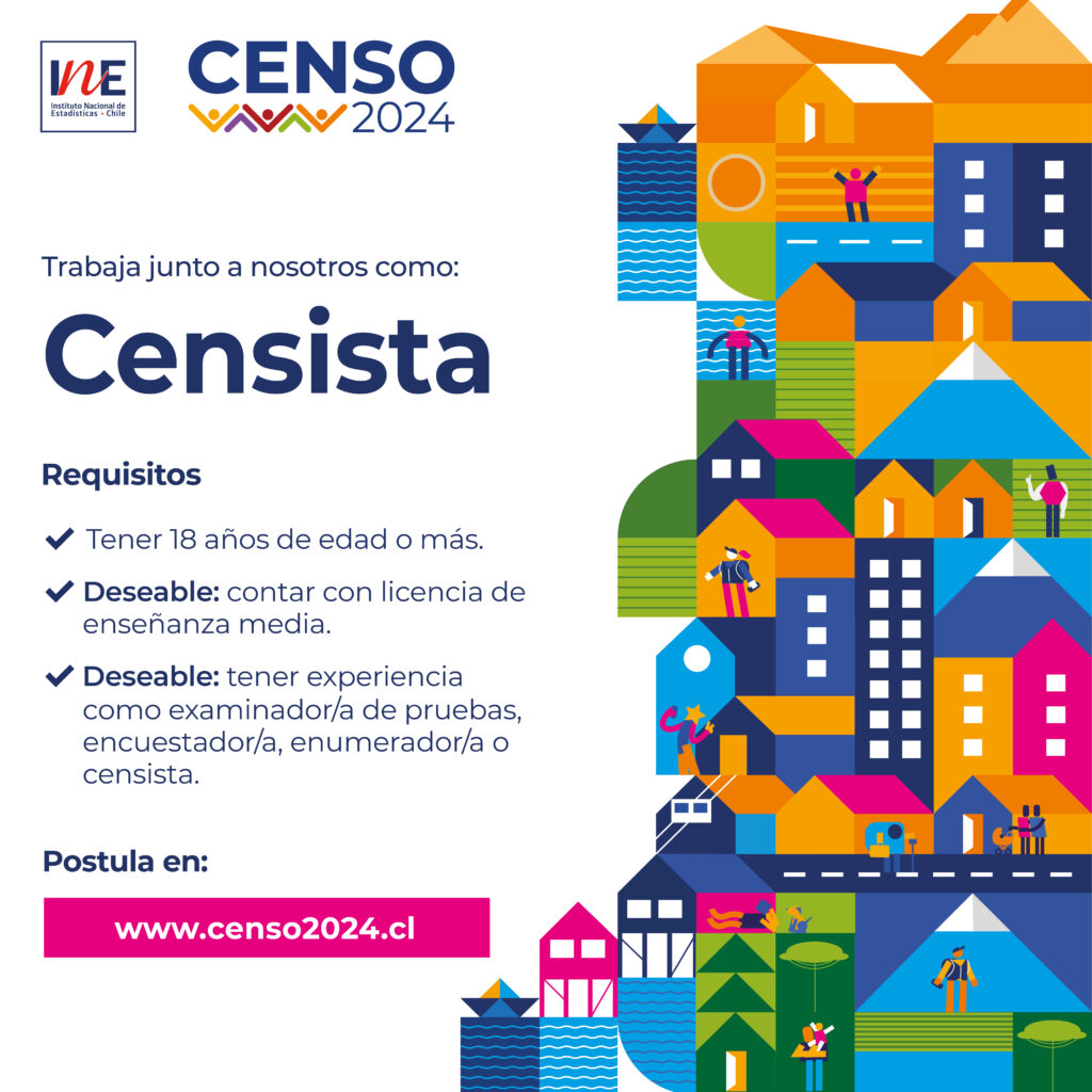 Censo 2024: Invitan a postular a 24 mil vacantes disponibles para el cargo de censista