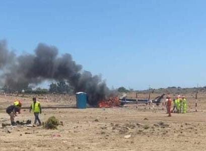 Comunicado PDI: Un fallecido tras caída de helicóptero en Pichidangui