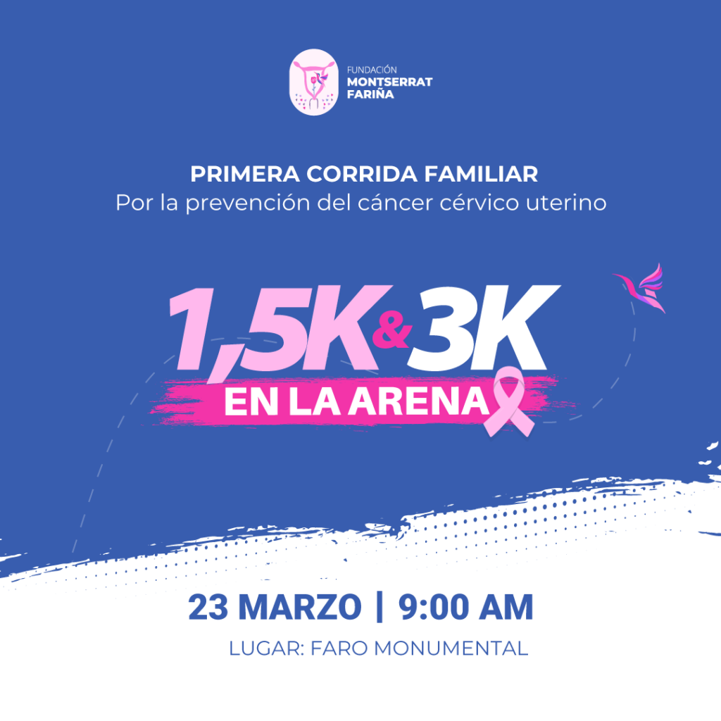 En La Serena: Corrida familiar de 1,5 y 3 kilómetros por amor a prevenir el Cáncer Cérvico Uterino