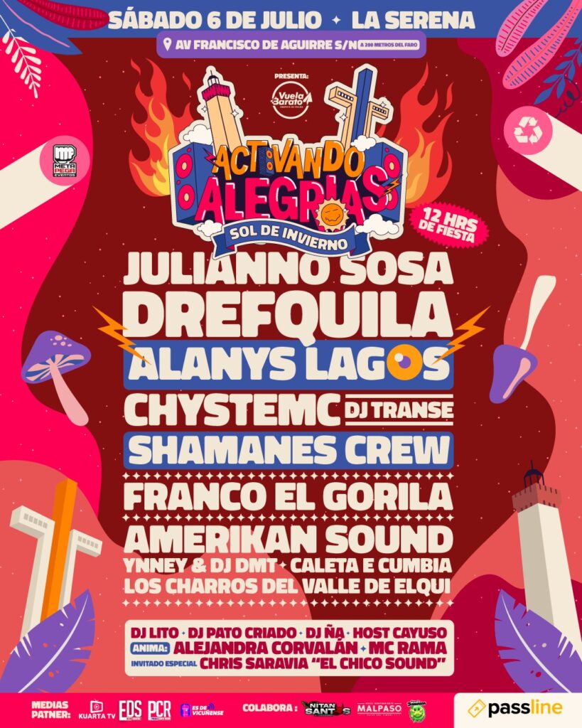 Activando Alegrías vuelve con todo a la cuarta Región con una fiesta que promete ser especial y diferente