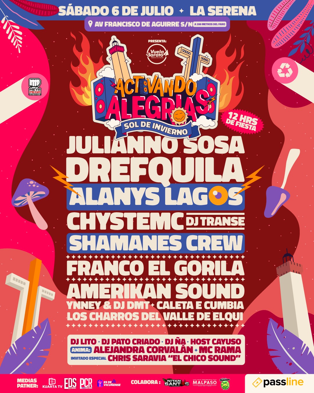Activando Alegrías vuelve con todo a la cuarta Región con una fiesta que promete ser especial y diferente