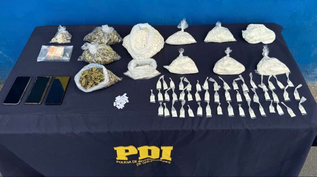 Desarticulan laboratorio artesanal de cocaína base en Coquimbo