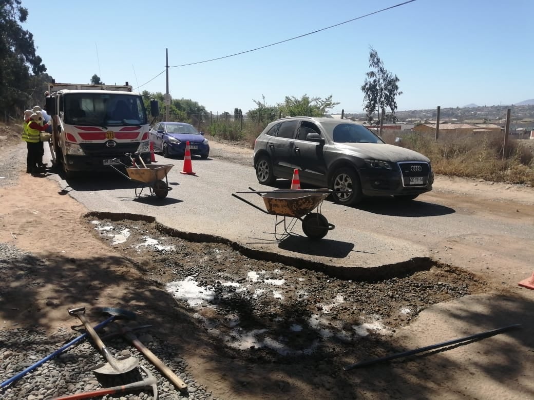 Municipalidad de La Serena reparará baches en diversos sectores de la ciudad