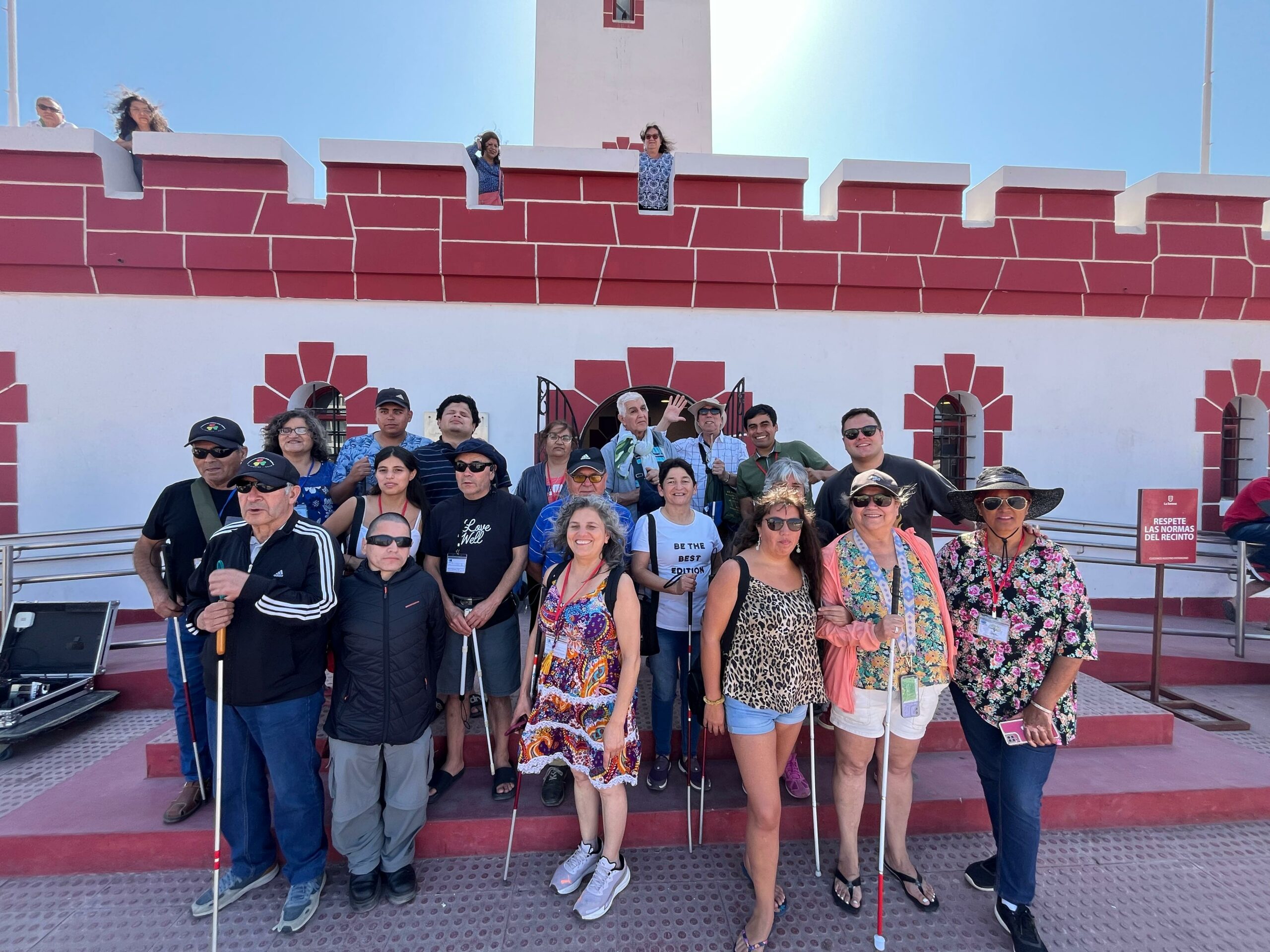 Símbolo de inclusión: Faro Monumental dispone de tour para personas ciega
