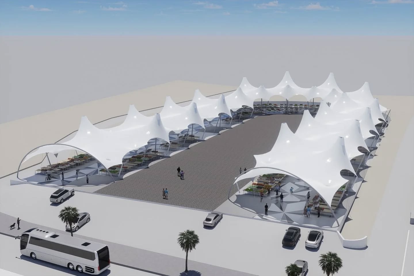 Gobierno Regional presenta diseño del nuevo proyecto Feria de Abastos de La Serena