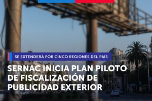 Inician plan piloto de fiscalización de publicidad exterior en cinco regiones