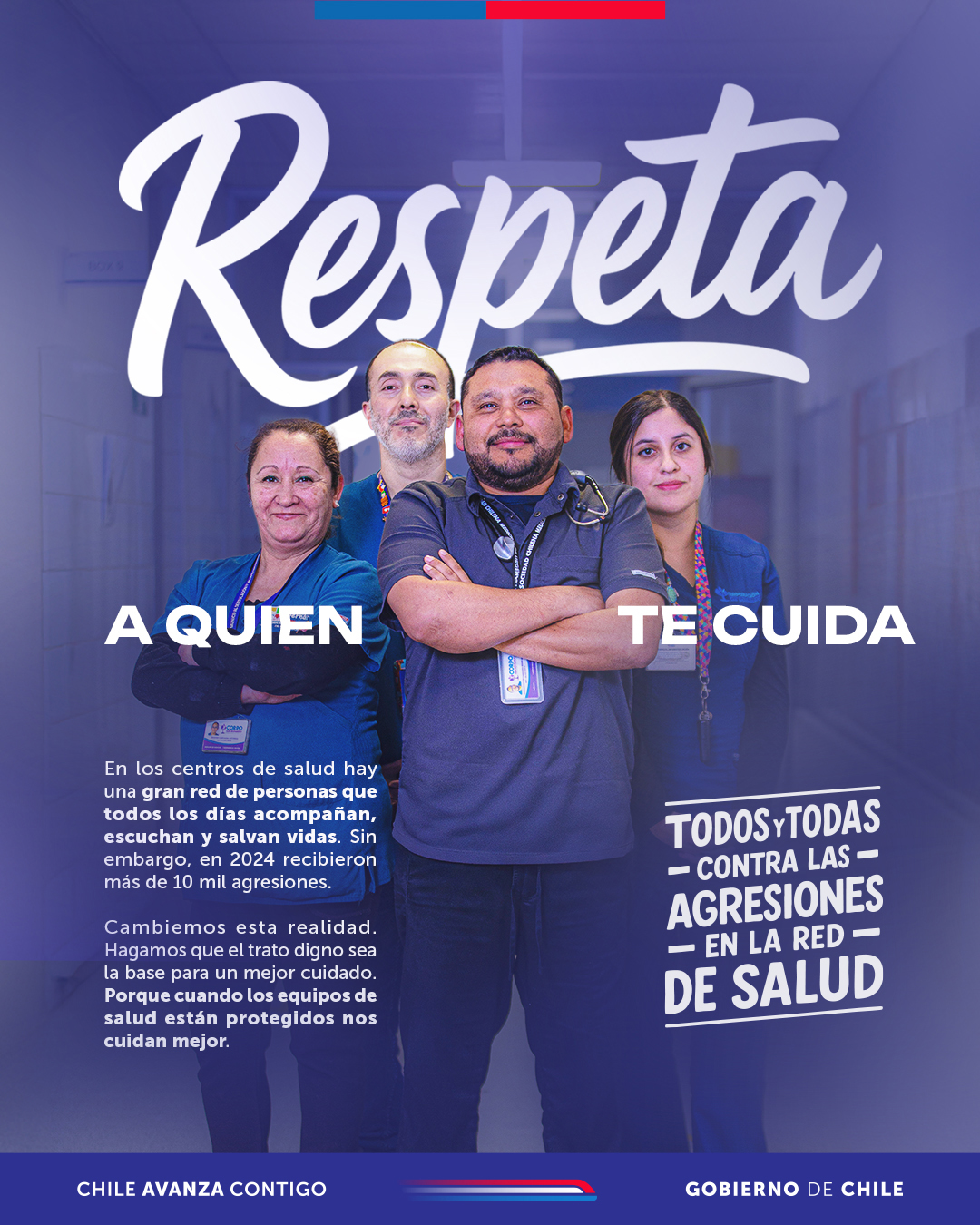 “Respeta a quien te Cuida”: Refuerzan seguridad en los establecimientos públicos de salud