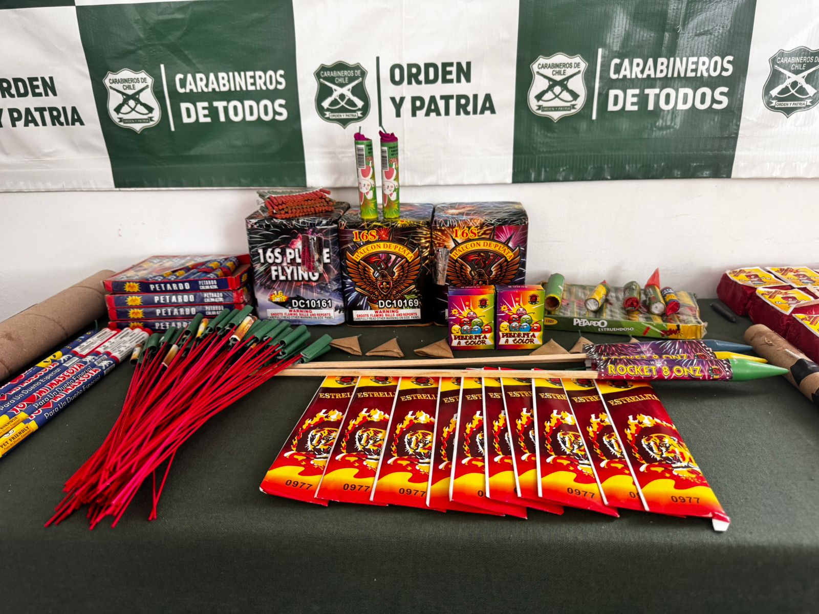 Carabineros reitera: uso, venta y fabricación de fuegos artificiales es un delito