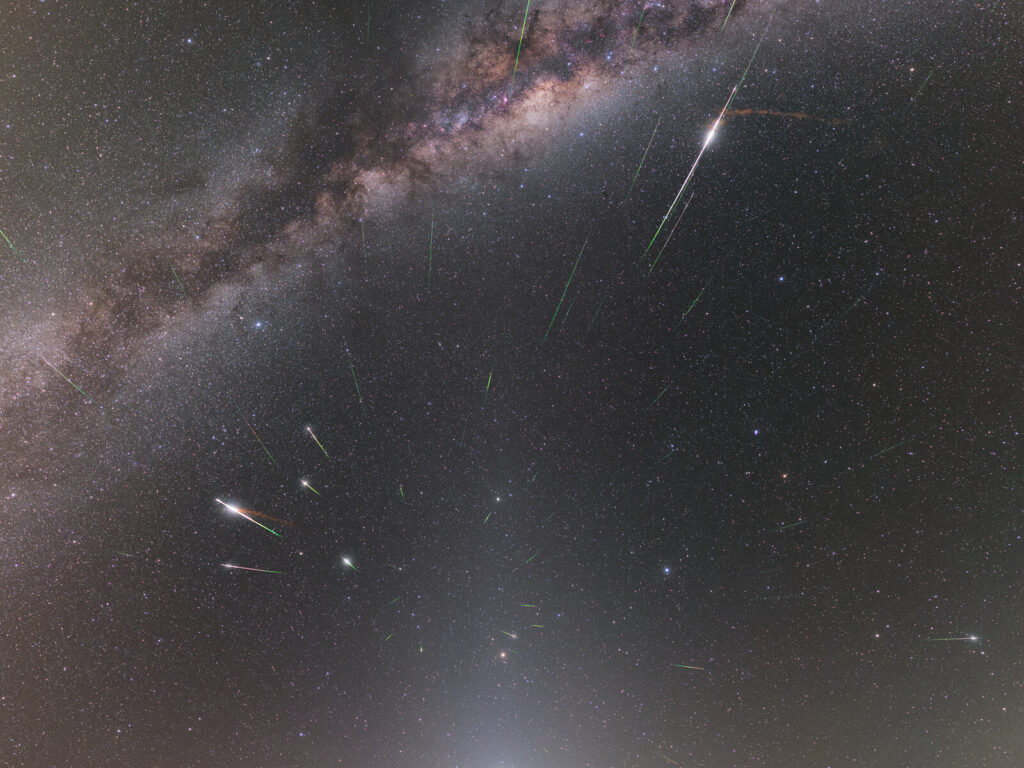 Eta Acuáridas 2026: cómo observar la próxima lluvia de meteoros visible desde Chile