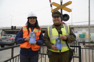 CMP y Carabineros refuerzan campaña de seguridad ferroviaria por fin de semana largo